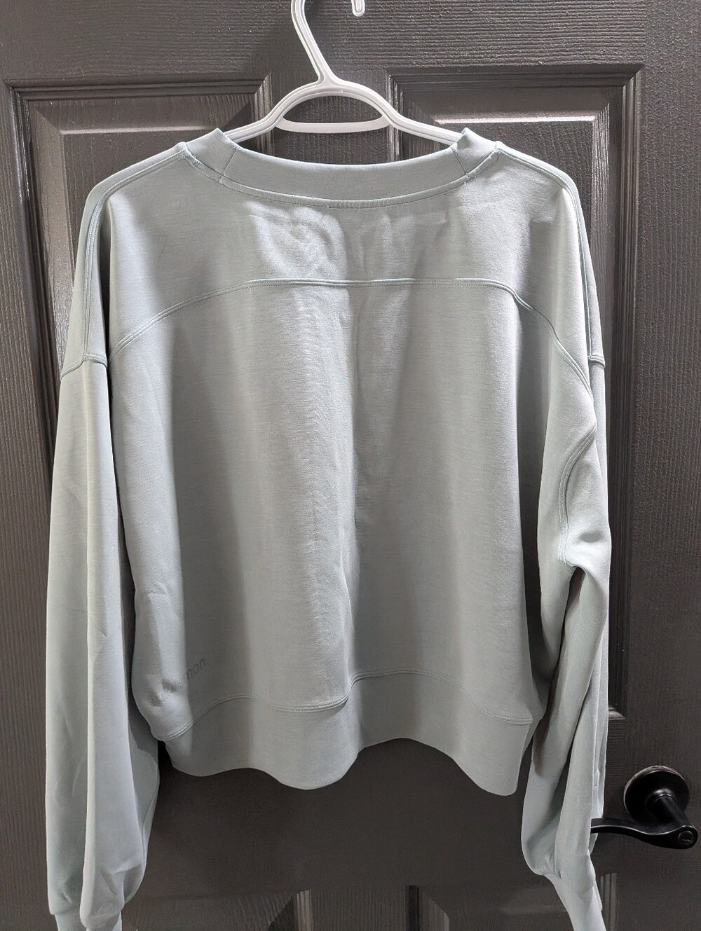 Light Sage Crewneck Women's Sweater